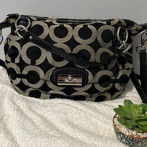 Coach Kristin Op Art Round Satchel